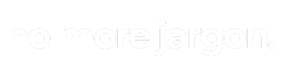 No more jargon logo